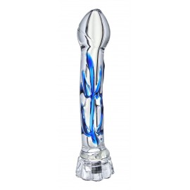 Chakra Illuminating Glass Dildo