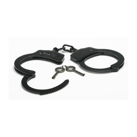 Black Steel Handcuffs