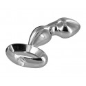 Jeweled Prostate Steel Plug- Chrome