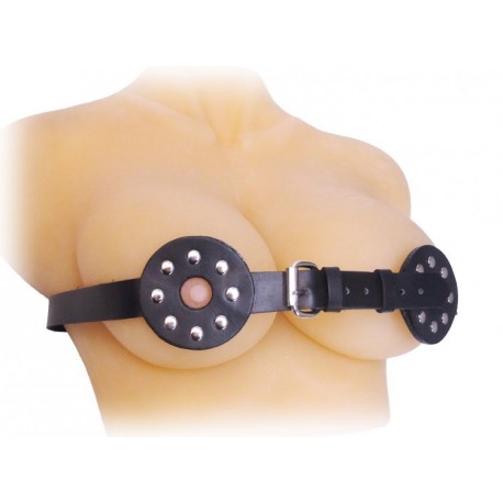 Studded Spiked Breast Binder with Nipple Holes