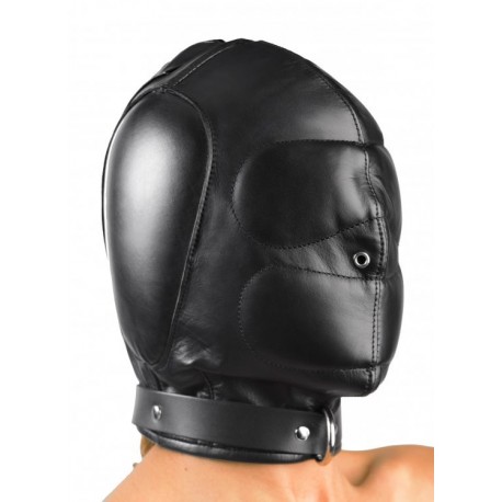 Padded Leather Hood - Medium/Large