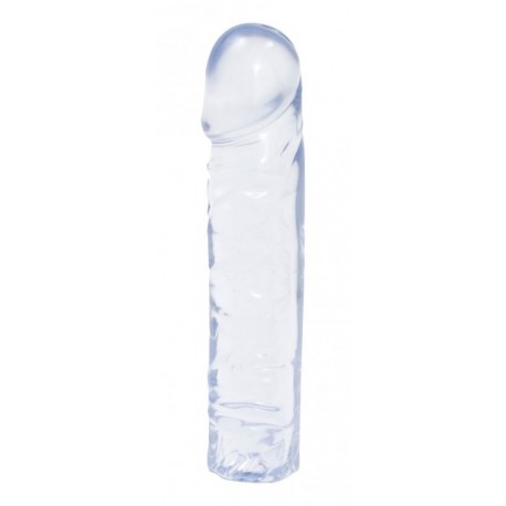 Crystal Jellies Classic 8 Inch Dong - Clear