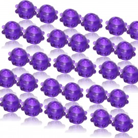 2 Purple Gummy Cock Rings - 48 Pack