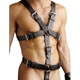 Strict Leather Body Harness- SM