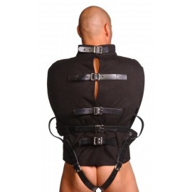 Strict Leather Black Canvas X-Large Straitjacket