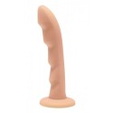 Flesh Ripples Silicone Strap On Harness Dildo