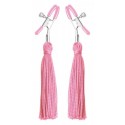 Tickle Me Pink Nipple Clamp Tassels