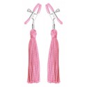 Tickle Me Pink Nipple Clamp Tassels