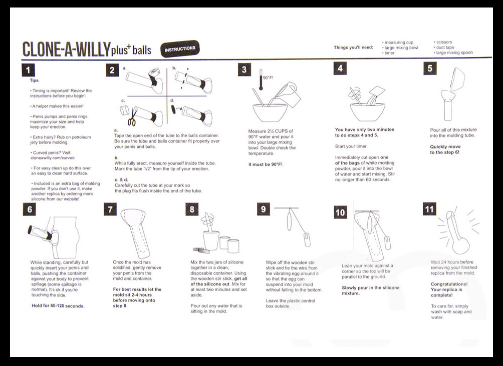 How to Use Clone a Willy Plus Balls Kit